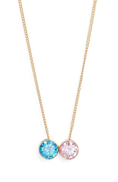 Set & Stones Multibirthstone Pendant Necklace In Gold