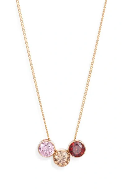 Set & Stones Multibirthstone Pendant Necklace In Gold