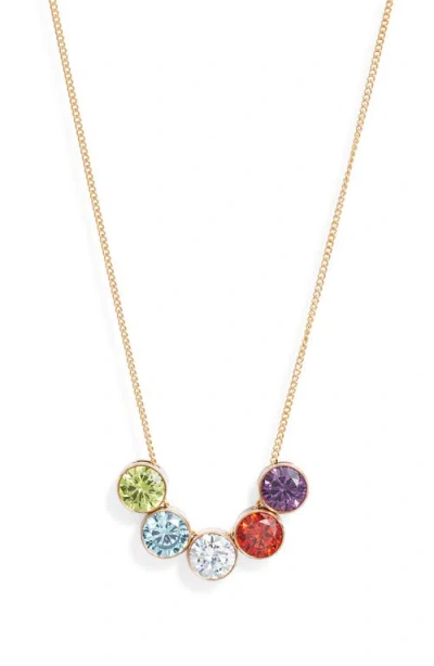 Set & Stones Multibirthstone Pendant Necklace In Gold