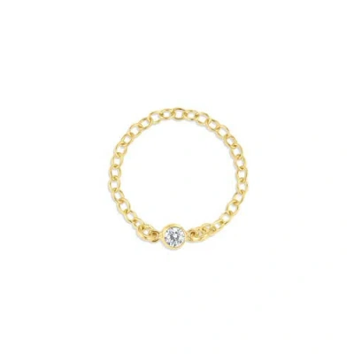 Set & Stones Renata Chain Ring In Gold