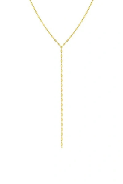 Set & Stones Rio Lariat Necklace In Orange