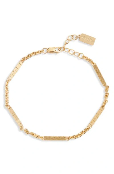Set & Stones Romy Station Chain Bracelet In Gold