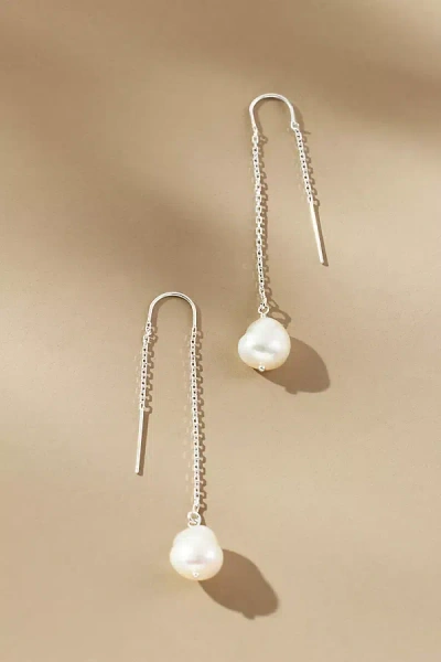 Set & Stones Sabina Threader Earrings In Silver