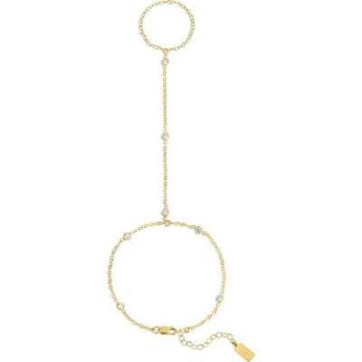 Set & Stones Serra Hand Chain In Gold