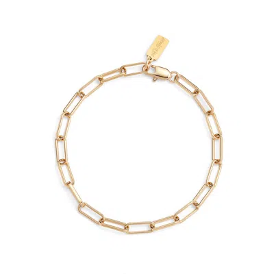 Set & Stones Siena Paper Clip Chain Bracelet In Gold