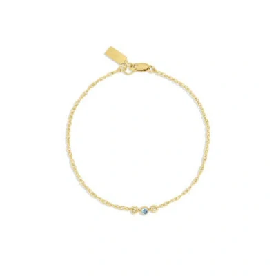 Set & Stones Something Blue Bracelet In Gold