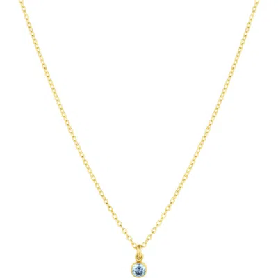 Set & Stones Something Blue Necklace In Gold