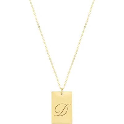 Set & Stones Stella Initial Necklace In Burgundy