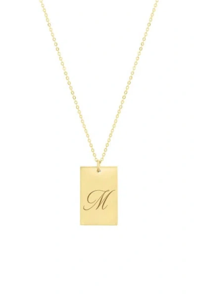 Set & Stones Stella Initial Necklace In Gold