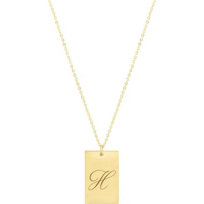Set & Stones Stella Initial Necklace In Gold