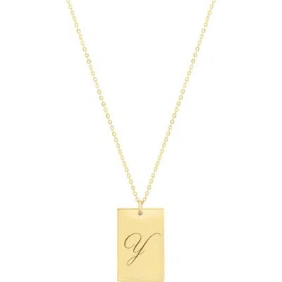 Set & Stones Stella Initial Necklace In Gray