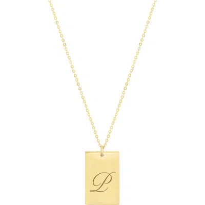 Set & Stones Stella Initial Necklace In Gray