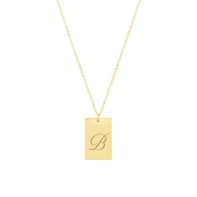 Set & Stones Stella Initial Necklace In Neutral