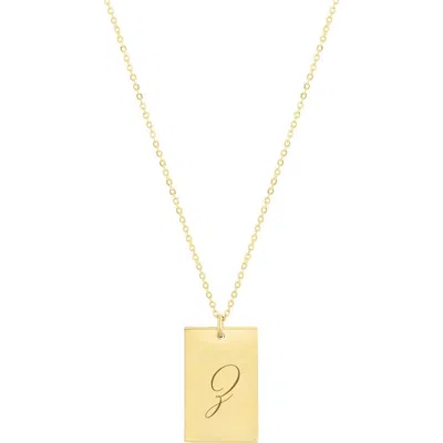 Set & Stones Stella Initial Necklace In Transparent
