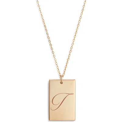 Set & Stones Stella Initial Pendant Necklace