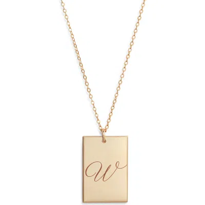 Set & Stones Stella Initial Pendant Necklace
