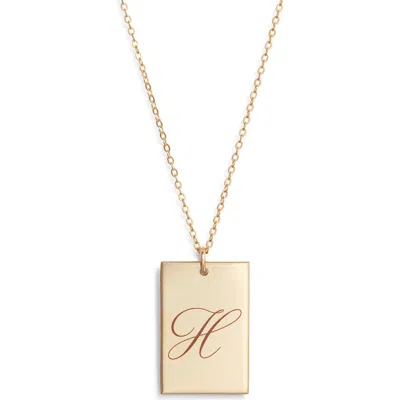 Set & Stones Stella Initial Pendant Necklace