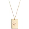 Set & Stones Stella Initial Pendant Necklace