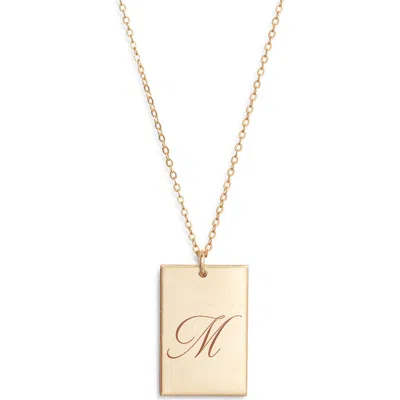 Set & Stones Stella Initial Pendant Necklace