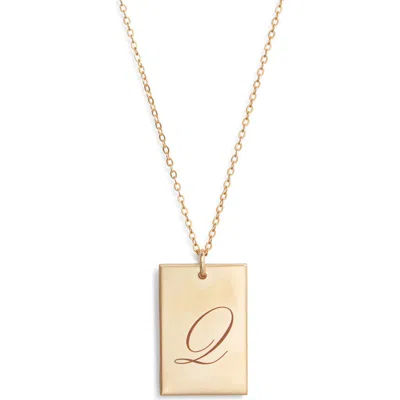 Set & Stones Stella Initial Pendant Necklace