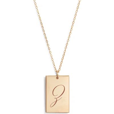 Set & Stones Stella Initial Pendant Necklace