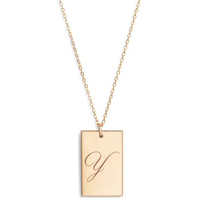 Set & Stones Stella Initial Pendant Necklace