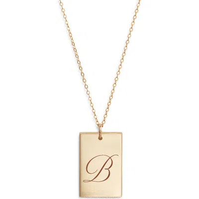 Set & Stones Stella Initial Pendant Necklace