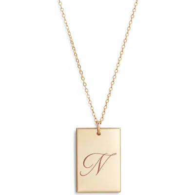 Set & Stones Stella Initial Pendant Necklace