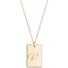 Set & Stones Stella Initial Pendant Necklace In Gold/v