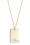 Set & Stones Stella Personalized Pendant Necklace
