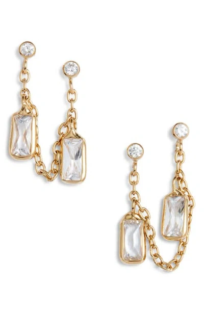Set & Stones Suzie Drop Earrings In Red