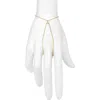 Set & Stones Teagan Hand Chain In Gold