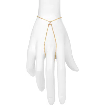 Set & Stones Teagan Hand Chain In Gold