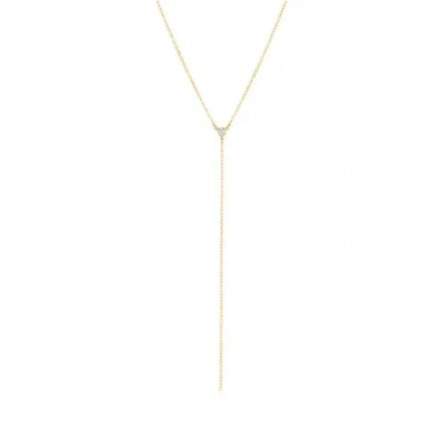 Set & Stones Teagan Lariat Necklace In Gold