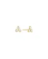 Set & Stones Trinity Studs In Gold