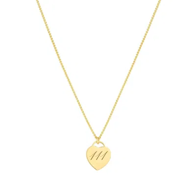 Set & Stones Women's Gold Alice Angel Numbers Necklace- One