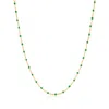 Set & Stones Women's Gold / Green Kaz Necklace - Emerald In Gold