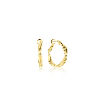 Set & Stones Women's Gold Lainey Hoops