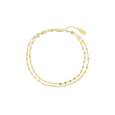 Set & Stones Women's Gold Millie Anklet