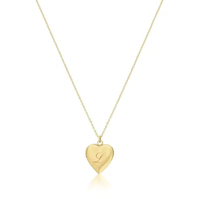 Set & Stones Women's Gold Roxy Initial Necklace