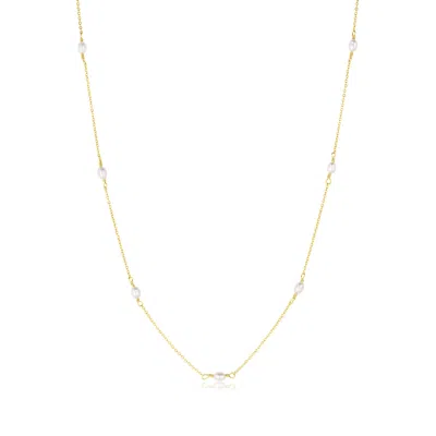 Set & Stones Women's Gold / White Madeline Necklace In Multi