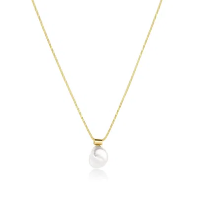 Set & Stones Women's Gold / White Nathalie Necklace In Multi