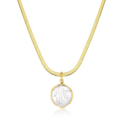 Set & Stones Women's Gold / White Serina Necklace In Multi