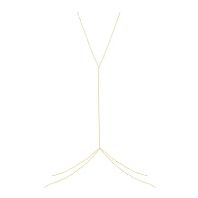 Set & Stones Women's Gold Zeppelin Body Chain