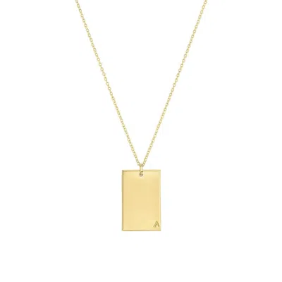 Set & Stones Women's Goldie Initial Necklace