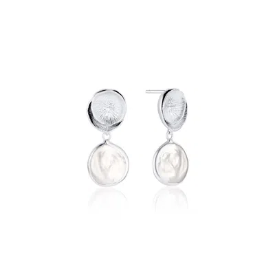 Set & Stones Women's Silver / White Reese Earrings - Silver