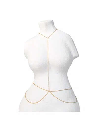 Set & Stones Zeppelin Body Chain In Gold