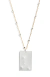 Set & Stones Zodiac Constellation Pendant Necklace In Silver - Cancer