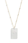 Set & Stones Zodiac Constellation Pendant Necklace In Silver - Capricorn