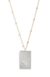 Set & Stones Zodiac Constellation Pendant Necklace In Silver - Scorpio